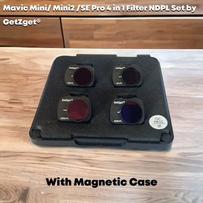 NDPL Filter Set for DJI Mavic Mini/Mini 2/ Mini SE (ND4PL,ND8PL, ND16PL, ND32PL) Getzget