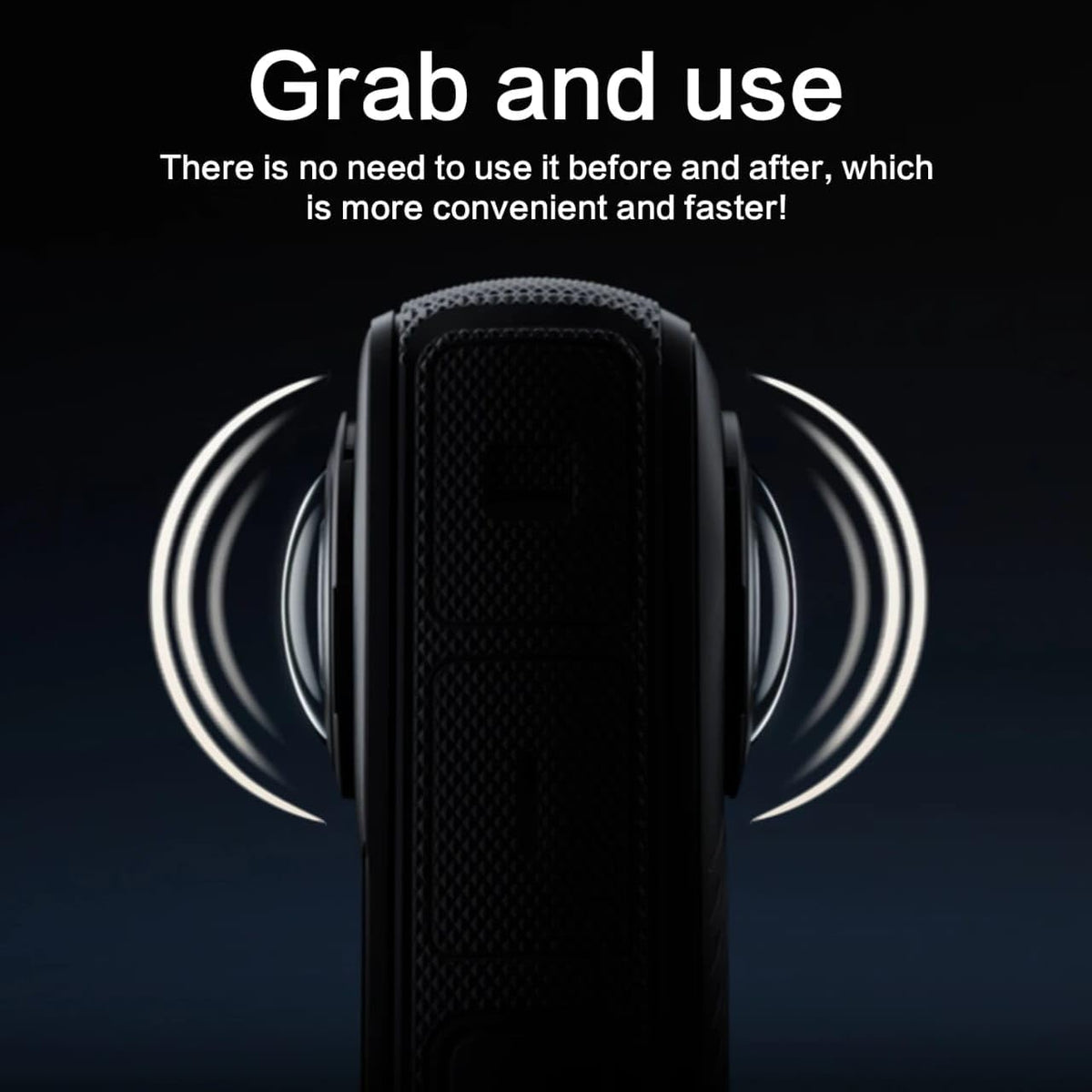 Premium Rotating HD Lens Guard for Insta360 X5 and X4 (Tempered PC) (view 5)