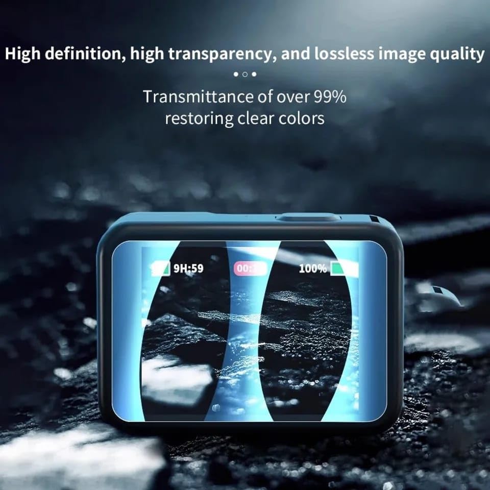 Tempered Glass Screen and Lens Protector for GoPro Hero 13 (Pack of 2) (view 6)