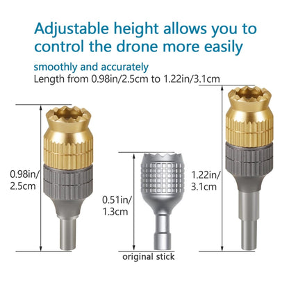 Height Extendable Joystick for DJI FPV/Avata Controller 2 & Mavic 3 RC Pro Remote