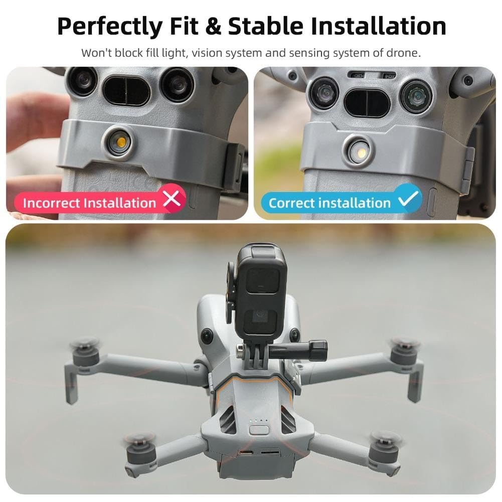 Sunnylife Action Camera / Searchlight Holder for DJI Mini 5 Pro (view 4)