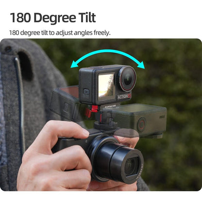 Adjustable Quick-Release Adapter Mount For DJI osmo360, Action 5 pro, 4, 3, 2 Camera Accessories