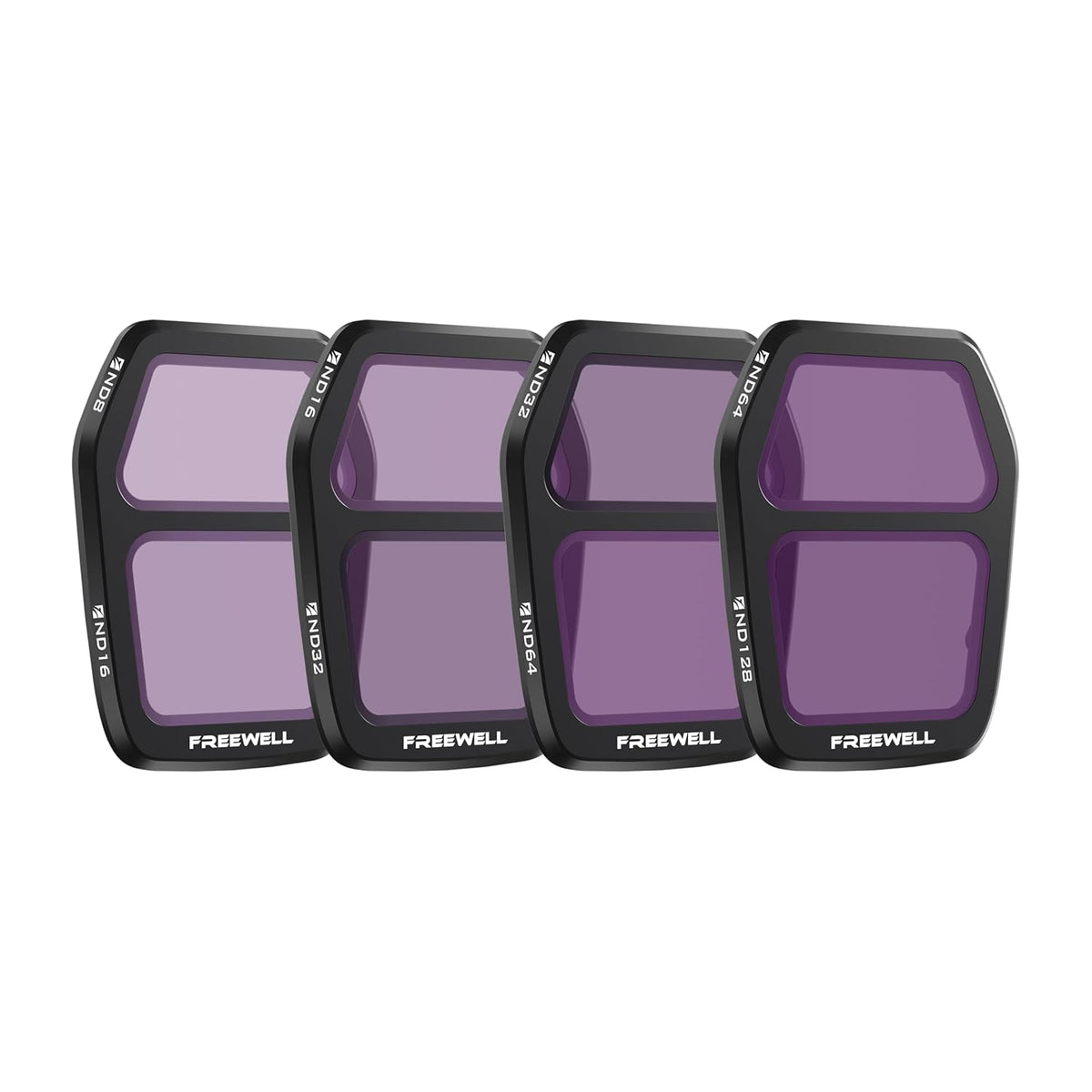 Freewell 4-Pack Split ND Filters for DJI Air 3S (ND8/ND16 to ND64/ND128)