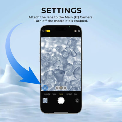 Freewell 45x Macro Lens for Smartphones 17mm Threaded Extreme Detail Close-Ups Lens 