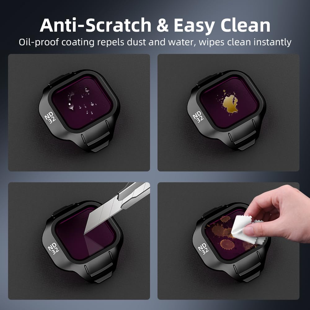 Nd Filters 4 in 1 Set For DJI Mini 5 Pro CPL/ND 8/16/ 32 Lens Filter Accessories