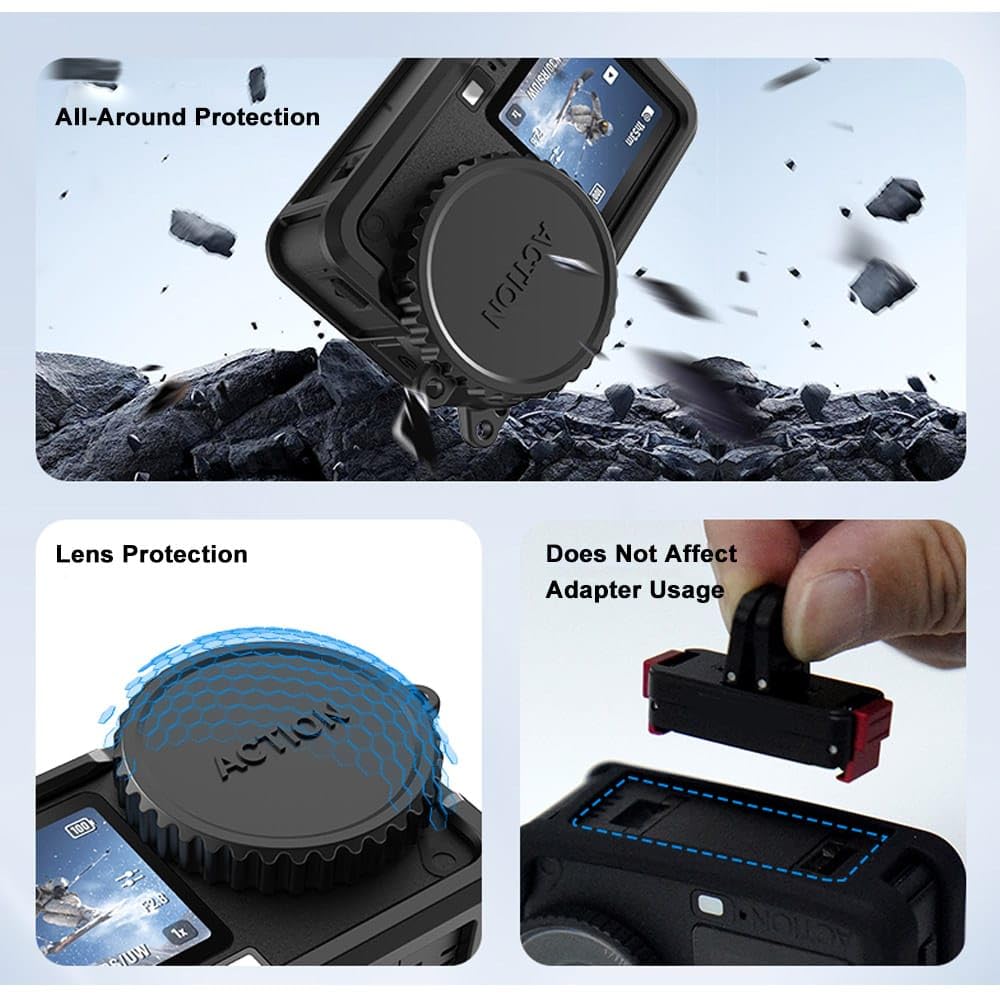 Cynova Silicone Protective Cover for DJI Action 6 Camera (view 4)