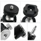  2 in 1 Ball Head Mount & Cold Shoe Mount for DSLR Camera, Tripod 1/4 screw 360 degree Panoramic Head