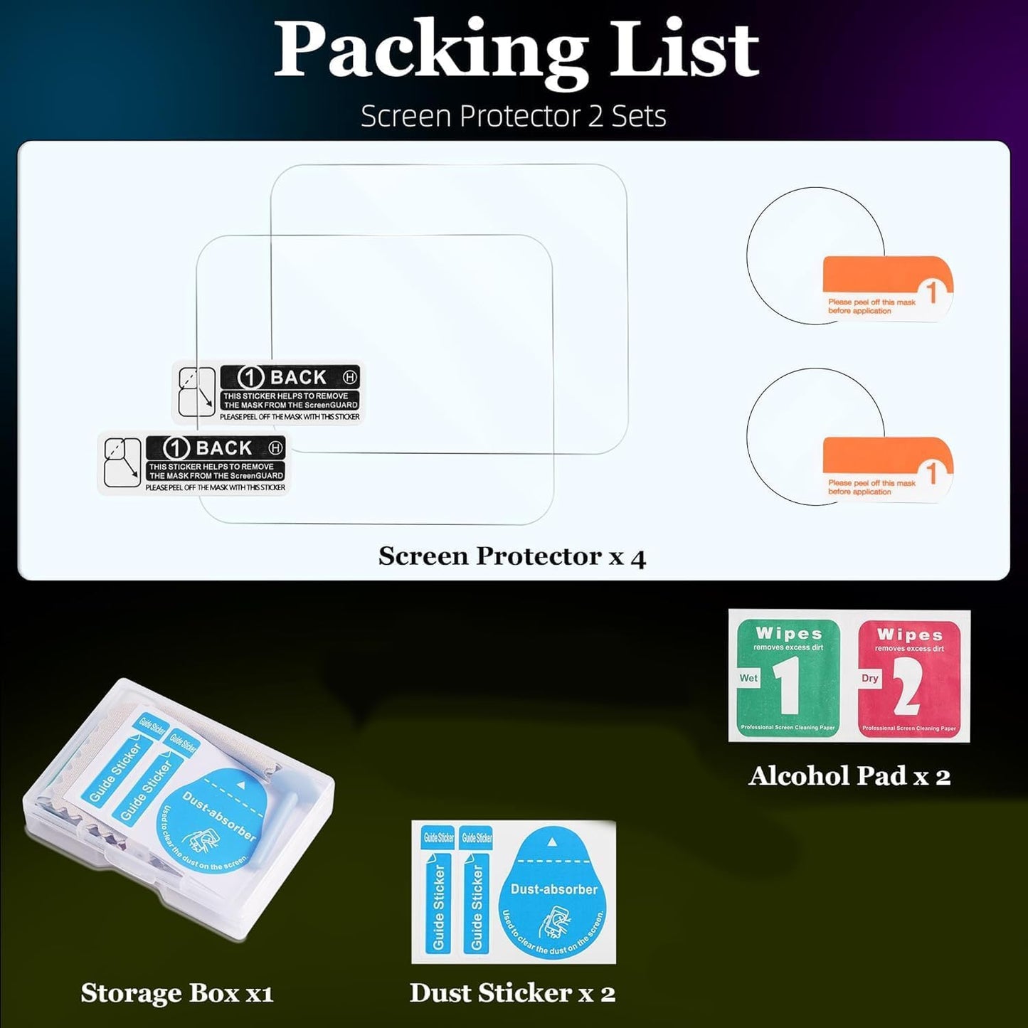 Tempered Glass For Dji Osmo Nano Camera Screen scratch Protector Glass Accessories