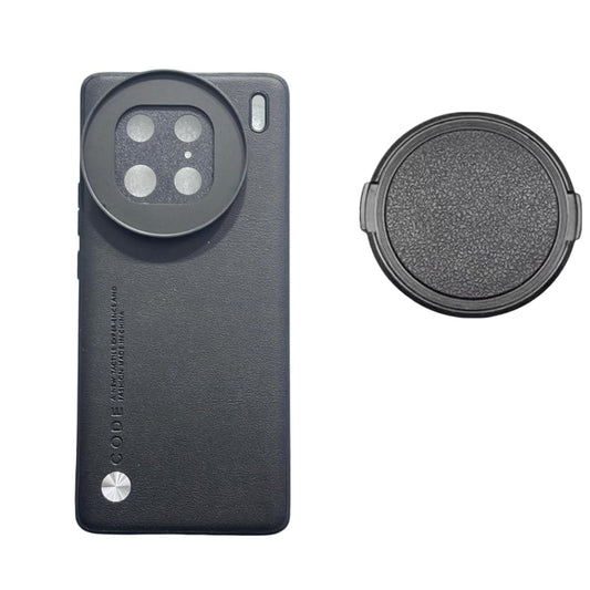 GetZget® Phone Case For Vivo X90 Pro with Lens Cap Cover Support 58mm ND Filter Lens Accessories (Black) (Vivo X90 Pro)