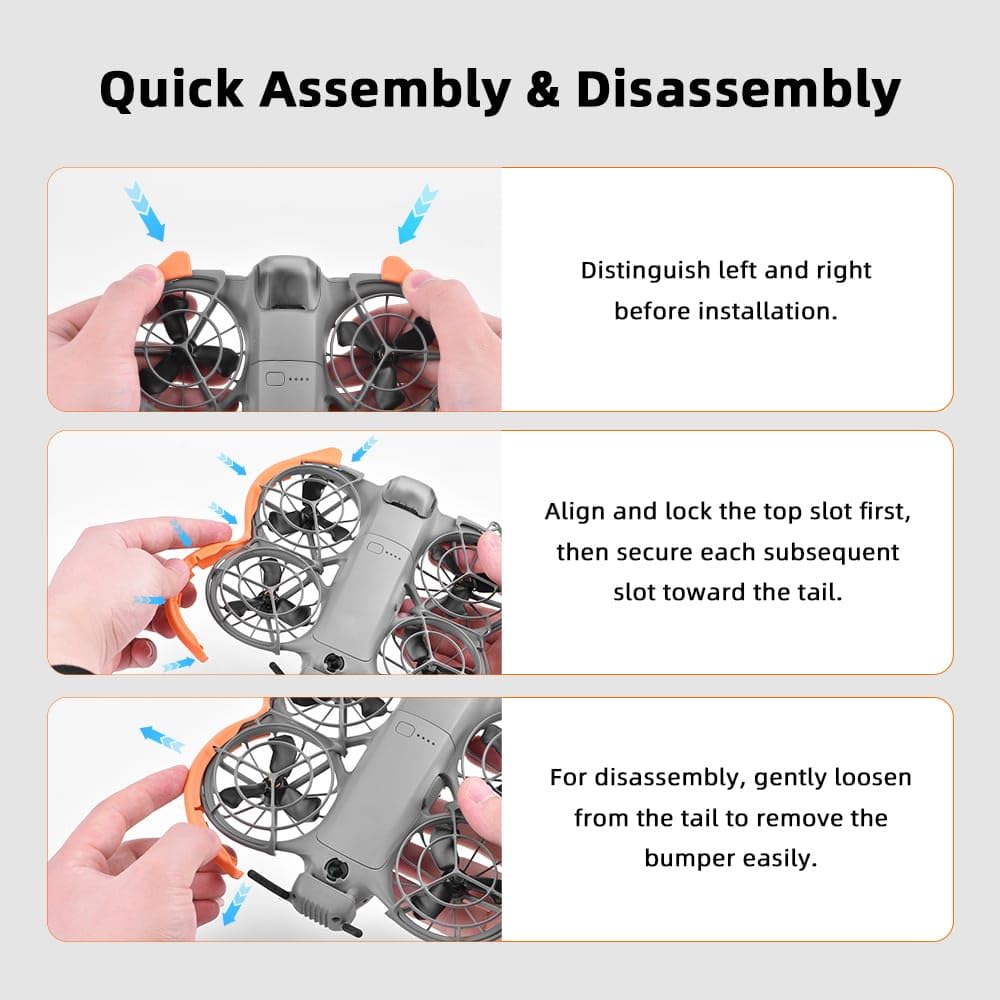 DJI Neo 2 Drone Propeller Guard (Neon Orange)
