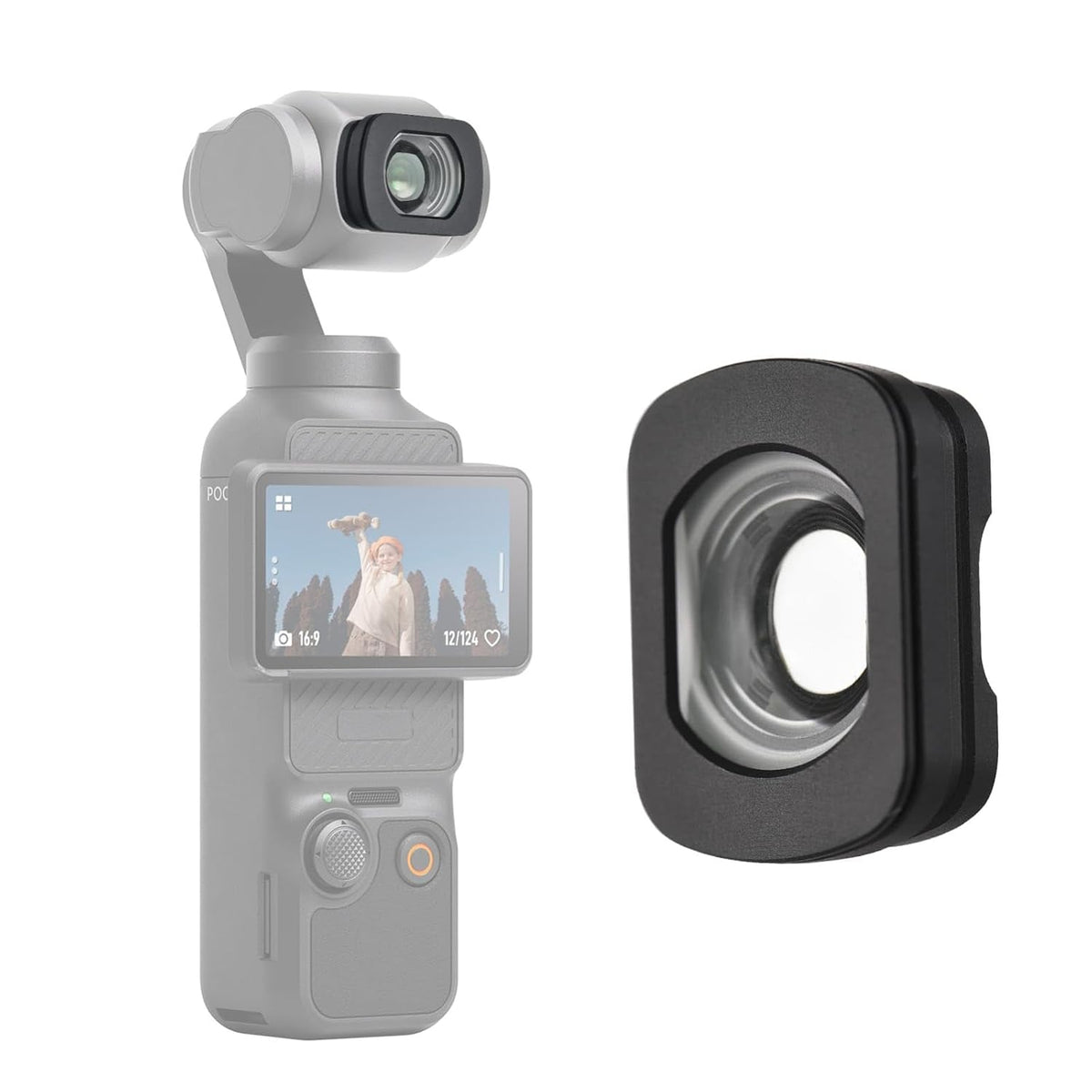 0.72X Magnetic Wide Angle Lens For DJI Osmo Pocket 4/3 (Getzget)