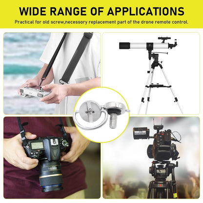 M4 Screw Set For Dji Smart Controller/Rc Pro/Ronin Gimbal/Action Camera Lanyard Neck Strap Holder Screw Accessories (1 Pair)