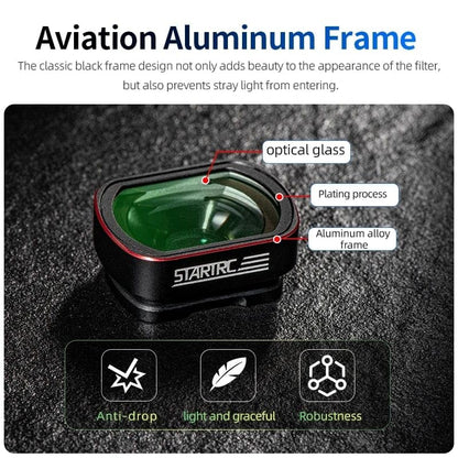 10x Macro Lens Clear Magnetic Optical Glass For DJI Osmo Pocket 3 Camera Filter Accessories