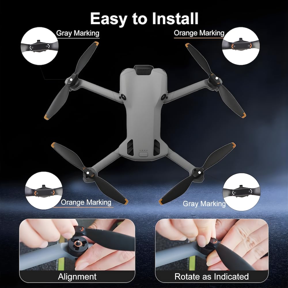 Quick Release Propeller For DJI Mini 5 Pro Drone  (4 Piece)