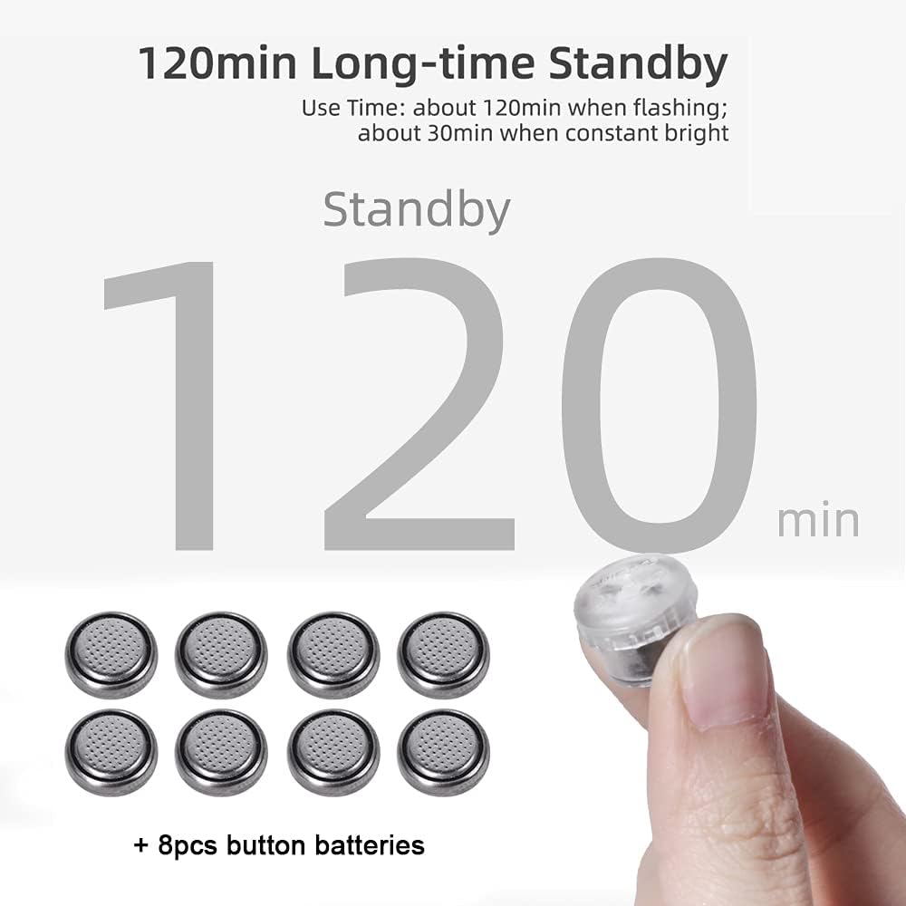 Drone Strobe Lights for DJI Neo, Mini 4 Pro, Avata 2 and Air 3S (4 Pcs) (view 3)