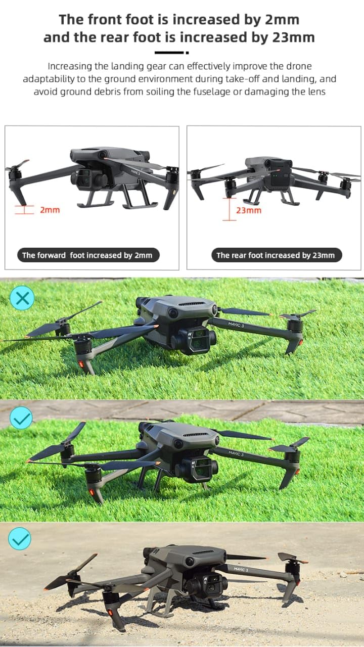 Landing Gear Height Extender for DJI Mavic 3 / 3 Classic (view 6)