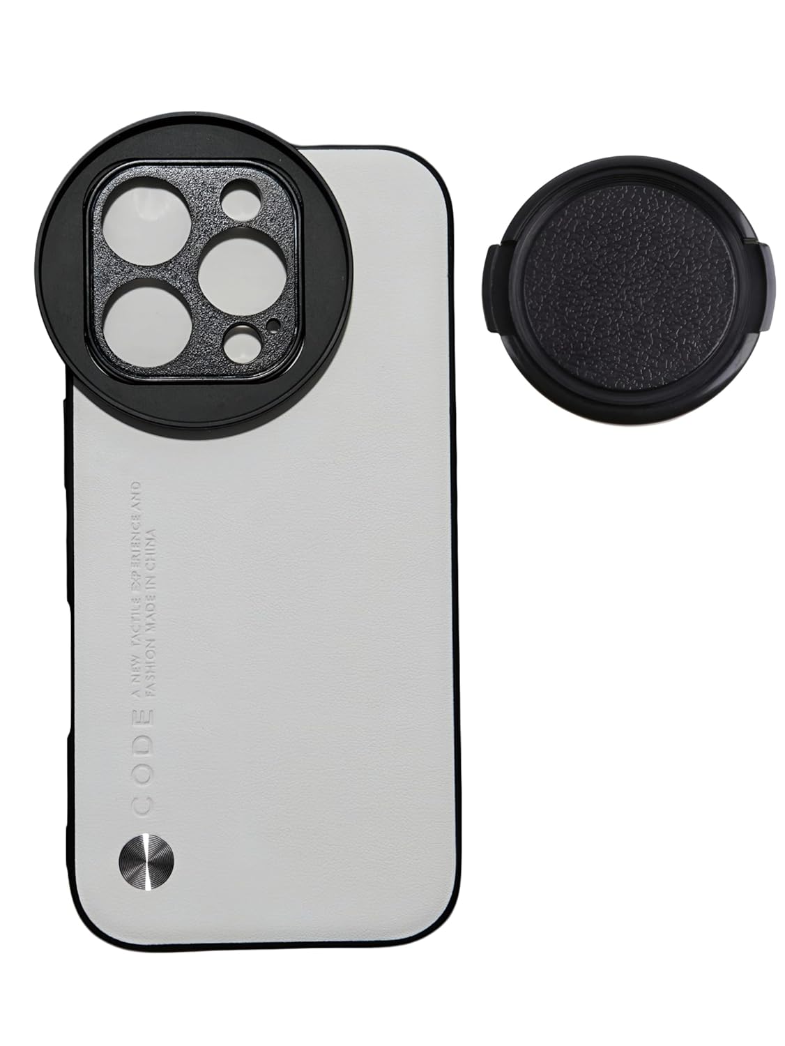 58mm Filter Phone Case for iPhone 16 Pro Max (Aluminium Slot, White)