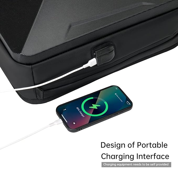 Laptop Bag For College/Office/Travel/Suitcase/Luggage Outdoors Fashion waterproof Backpack With Charging Port & Number Lock 