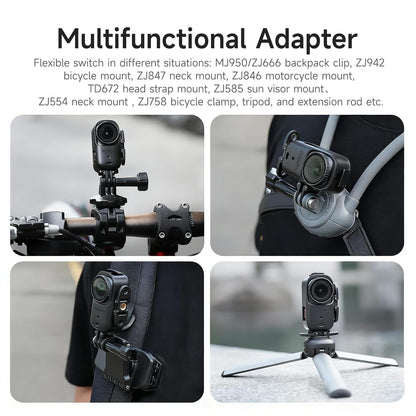 Foldable Vertical & Horizontal Adapter Mount For DJI Osmo Nano