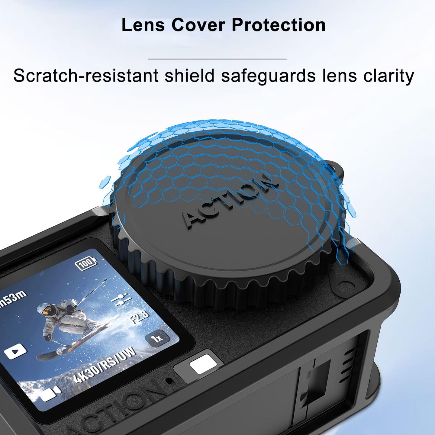 Getzget Silicone Cover for DJI Action 6 Camera 