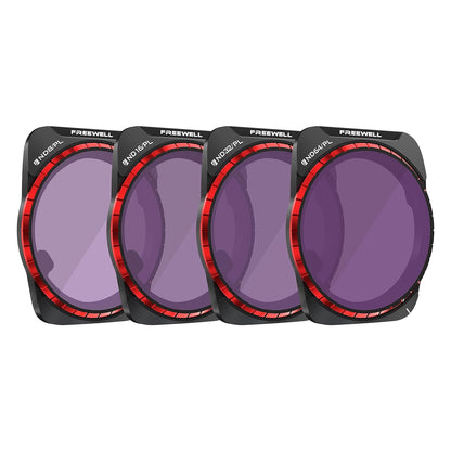 Freewell Bright Day 4Pack Filter Kit for Dji Air 3 Drone