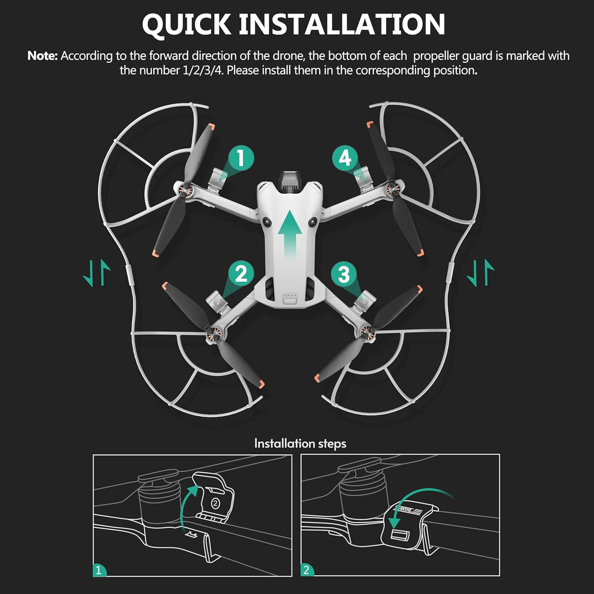 Quick-Release Propeller Guard for DJI Mini 4 Pro (view 6)