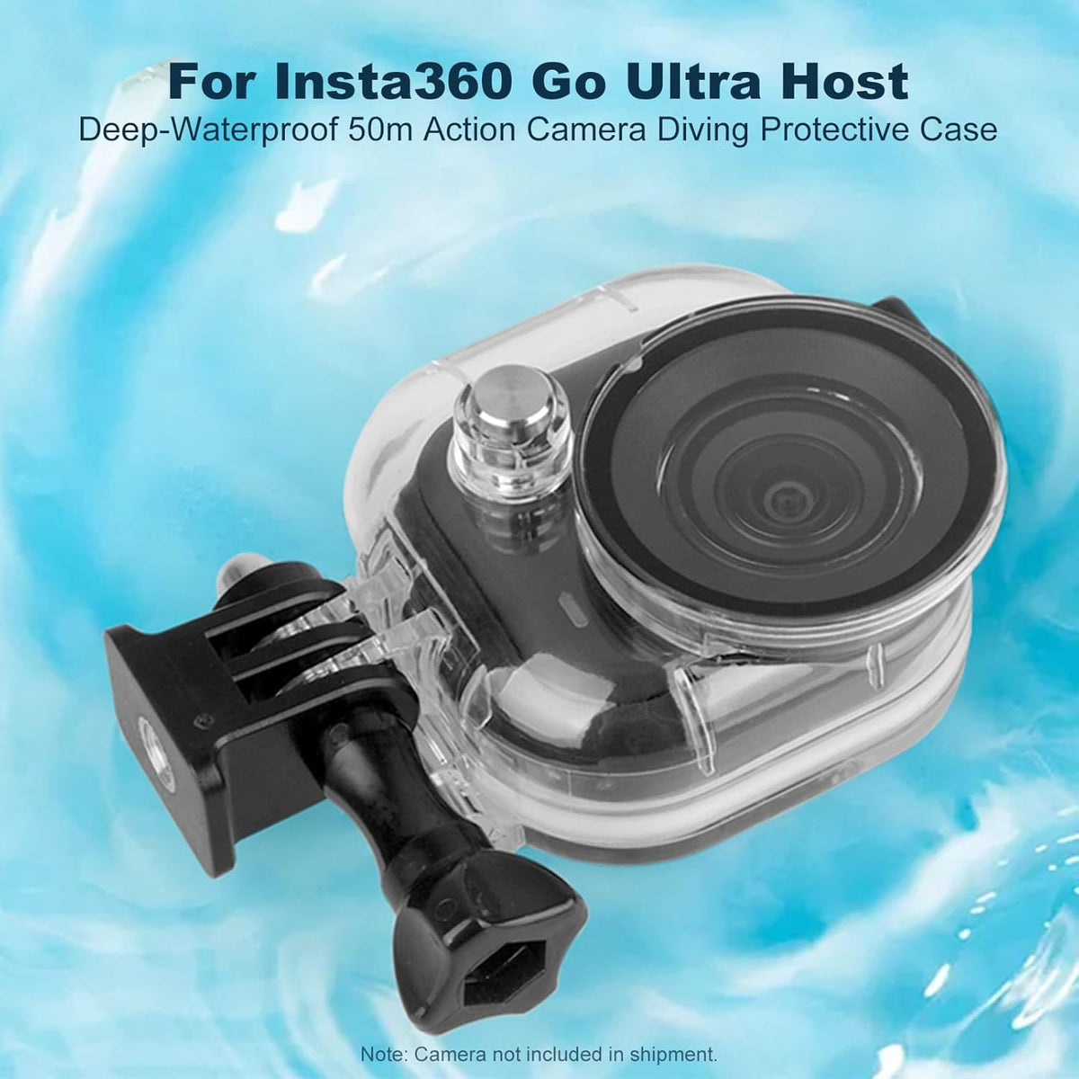Waterproof Underwater Dive Case for Insta360 GO Ultra (60m, Camera Case) (view 5)