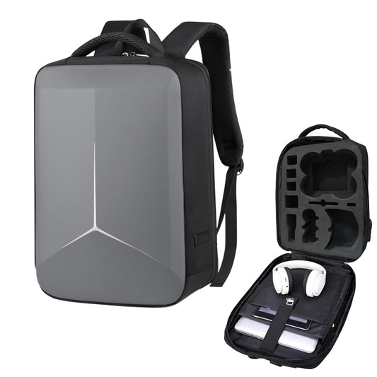 Dji Avata 2 & Accessories Storage Backpack equipped with Number Lock, EVA Foam, Double safety Belt & Charging Point (Grey)