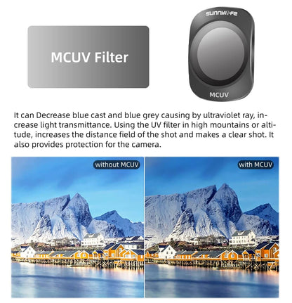 DJI Osmo Pocket 3  & 4 Camera Nd Filters
