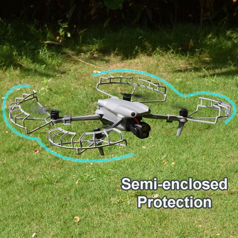 GetZget® 360 Degree Propeller Guard For Dji Mavic Air 3/ 3S Wings Scratch Protector integrated Guard Protection Accessories (360 Degree)