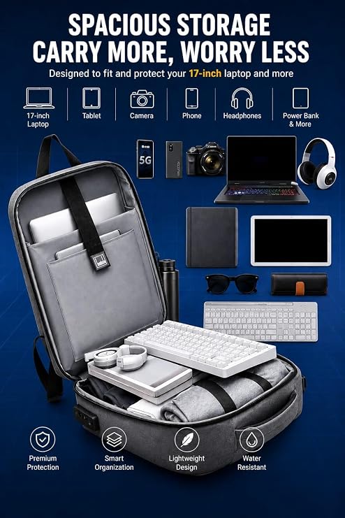 Laptop Carrying Case Bag For College/Office/Travel/Suitcase/Luggage Outdoors Fashion waterproof Backpack 