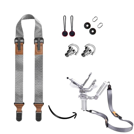 Neck Strap Lanyard For DJI RS 4 Mini Gimbal stabilizer & DSLR Camera Adjustable Strap with 1/4th Screw Accessories