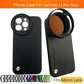 iPhone 13 Pro Max for 58mm Lens Nd Filter Attachable Aluminum Slot Mobile Cover Accessories  (Black)