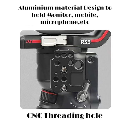 Expansion Mount Compatible with DJI Ronin RS4/ Pro, RS3/ Pro, RS2, RSC, RS 3 Mini Gimbal