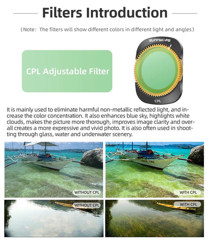 Multi Layer Coating Lens Filter Accessories ( for DJI Osmo Pocket 3 & 4 Camera )