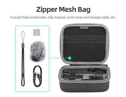 Sunnylife Compact Carrying Case Bag for DJI Pocket 3 Camera & Accessories 