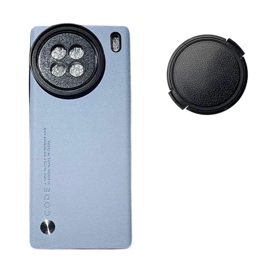 Phone Case For Vivo X90 with Lens Cap Cover Support 52mm ND Filter Lens Accessories (Blue)