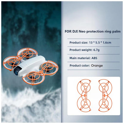  Dji Neo Propeller Guard 360 Degree Protector Bumper Protective Accessories (Orange)