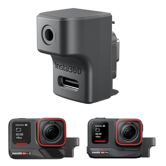  Insta 360 Ace Pro 2 Microphone Adapter (Getzget)