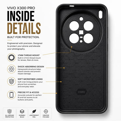 17mm Lens Mount Phone Case For Vivo X 300 Pro 