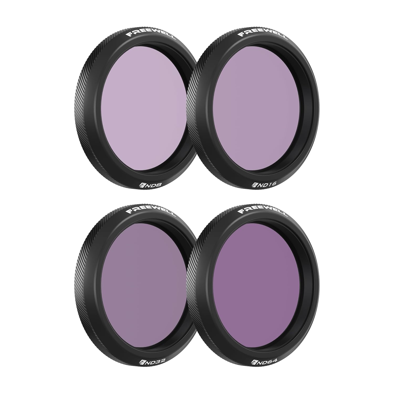 Freewell ND8, ND16, ND32, ND64 Standard Day Filter Set for Osmo Action 5 Pro