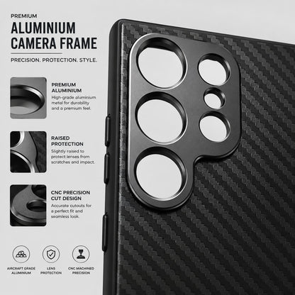 Phone Case For Samsung Galaxy S23 Ultra Supports 17mm Telephoto, Macro & Wide-Angle Lenses 