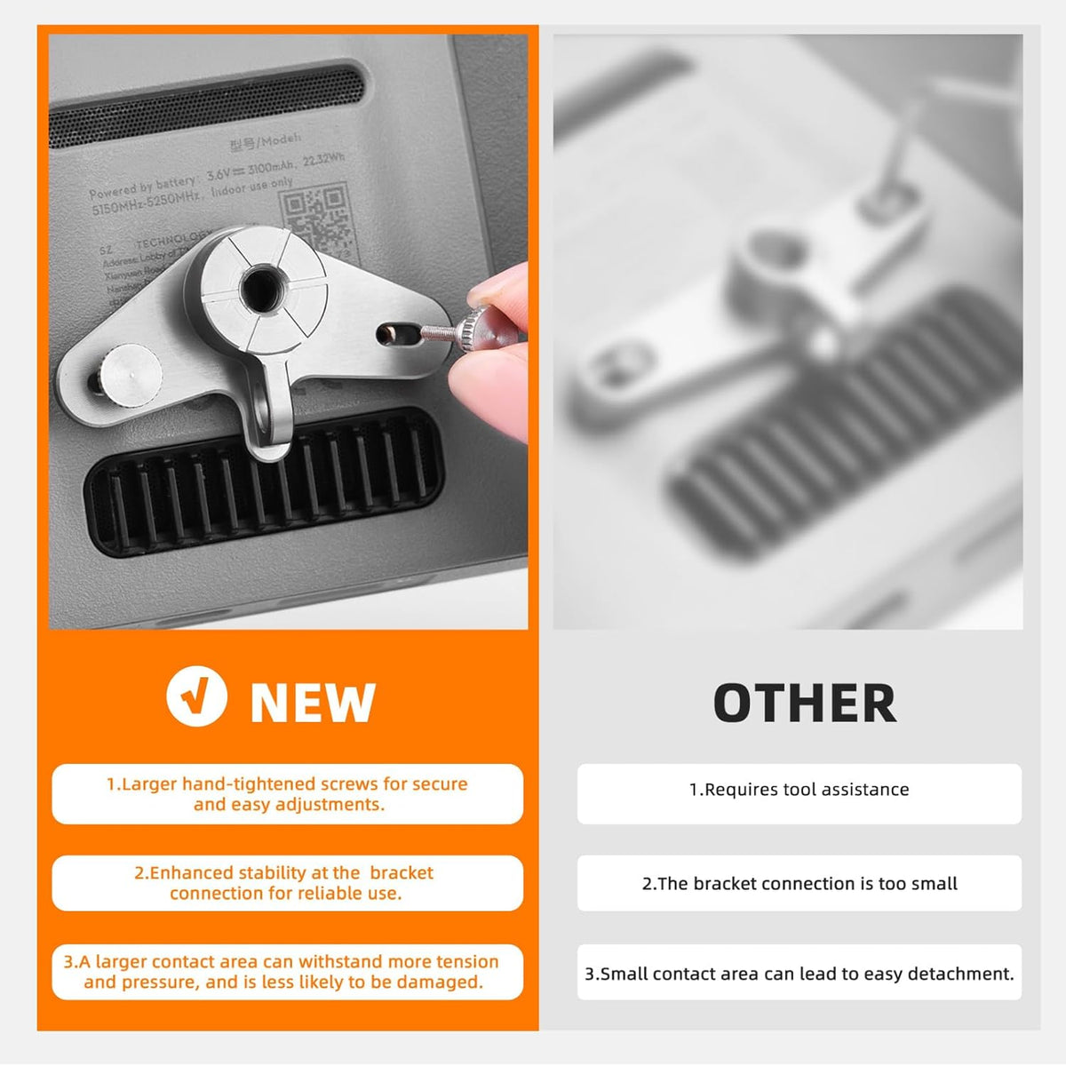 Brdrc Bike Mount for DJI RC 2 / RC Remote (Avata 360, Mini 4 Pro, Air 3) (view 6)