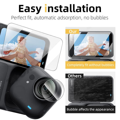Tempered Glass film For Insta360 Go ULTRA (Getzget)