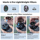 Freewell All Day 8-Pack Split ND & ND/PL Filters for DJI Mavic 4 Pro — Complete ND4 to ND64 Set with Polarizers for Full-Day Light Control, Glare Reduction & Vibrant Aerial Shots