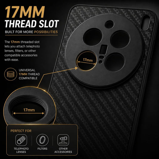 Vivo X200 Pro Supports 17mm Telephoto, Macro & Wide-Angle Lenses Protective Mobile Case