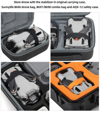 Props Holder For dji Mini 4 Pro propeller holder wings protection Travel Accessories (Orange)