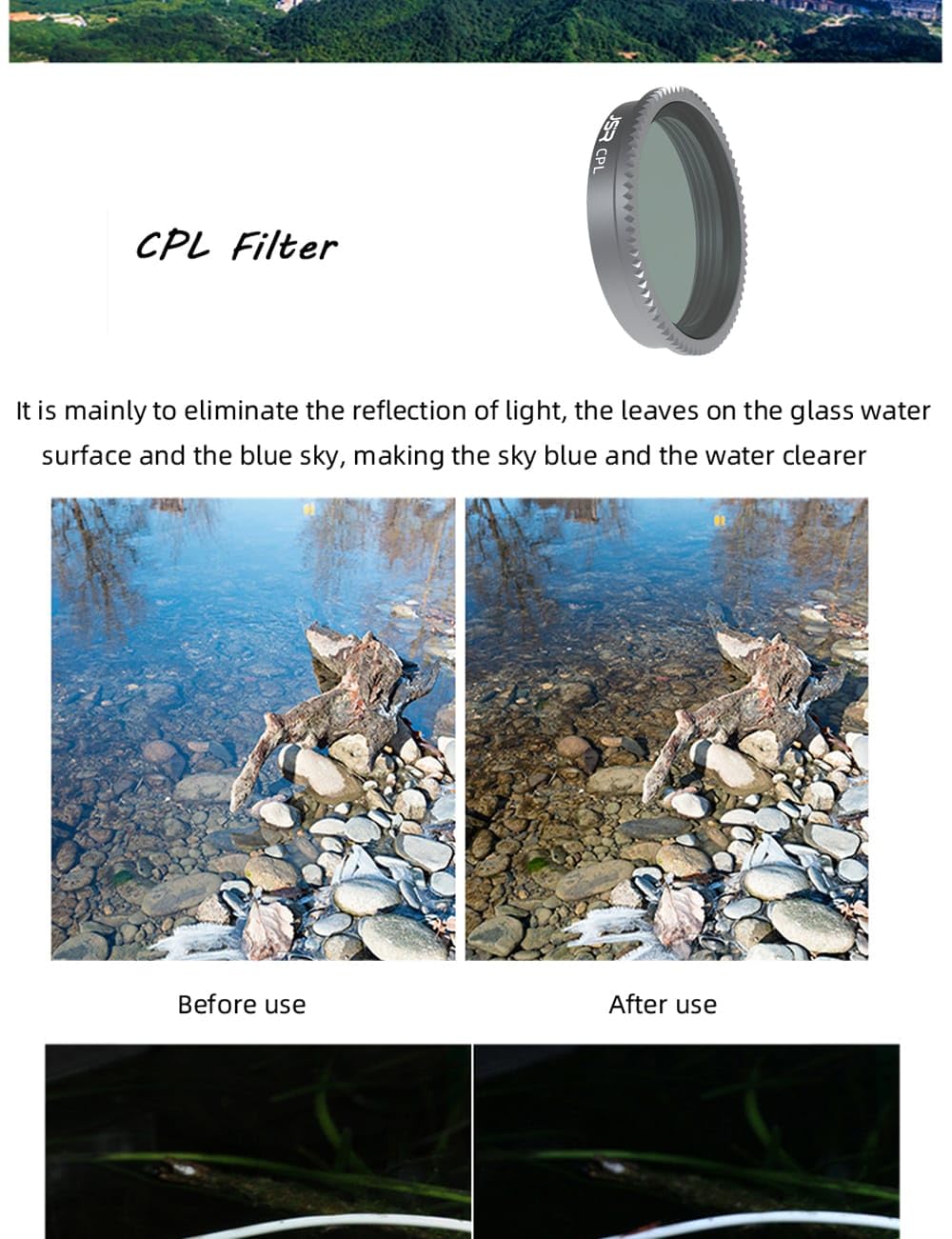 JSR ND Filter Set for Insta360 GO 3 (Star, CPL, ND4, ND8, ND16, ND32) (view 3)