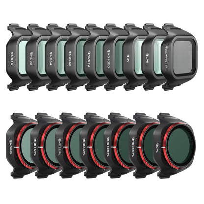Freewell Mega 16-Pack Filter Kit for DJI Mini 5 Pro with UV, ND, ND/PL, LPR, Glow Mist, 10-Stop ND1000, CPL