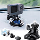 JJC Suction Cup Mount with 1/4"-20 Screw for DJI OSMO Nano Action 6 5 Pro 4 3 Action Camera, Strong Stable Suction Cup Base Compatible with Gopro 13 12 11 10, for Insta360 X5 X4 X3 OSMO 360 Car Mount